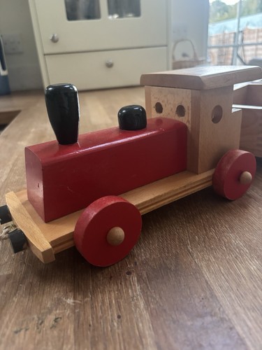 Beautiful wooden toy train set - beautiful,