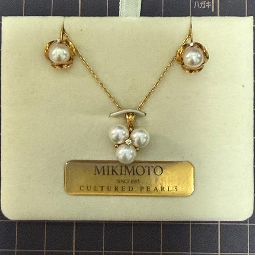Mikimoto 18k gold pearl - 18k,