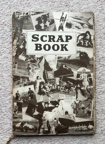 Vintage coronation scrap book - vintage,