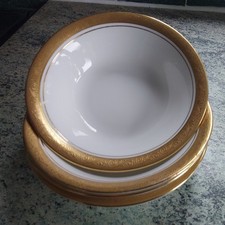 Set of 4 Aynsley Argosy gold