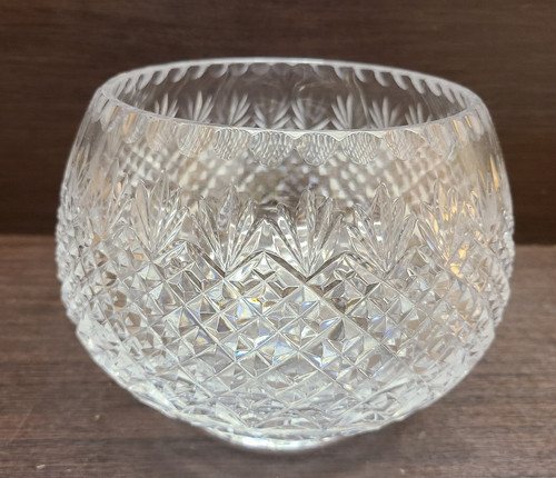 Antique rose bowl - rose, brilliant