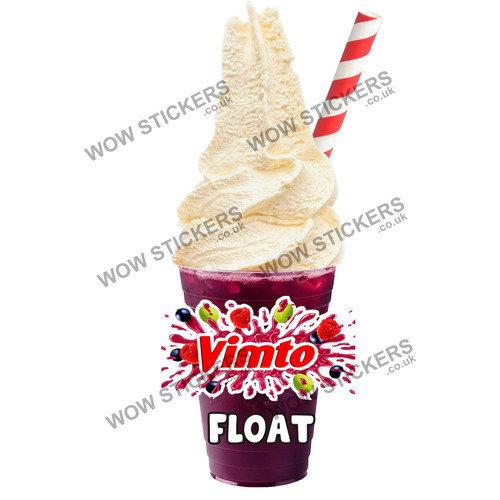 Vimto ice cream - vimto, float