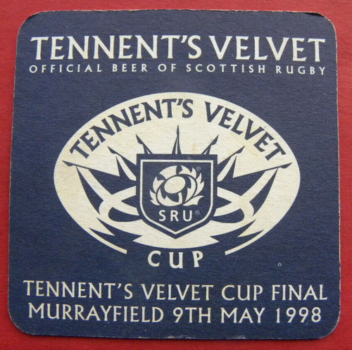 Tennents beer mat - beer,
