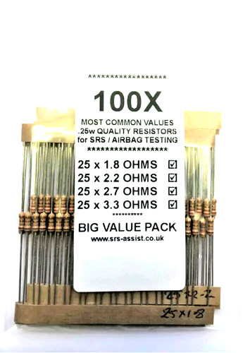 Airbag srs resistors 2 - srs, 2.2
