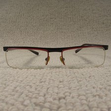Alain Mikli Glasses Frames A0362-12 Brown Square Eyeglasses Spectacles Brow Line