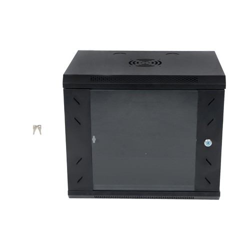 Wall mount network server - 9u,