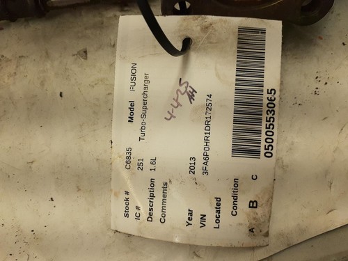 Turbo supercharger - 1.6l,