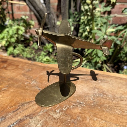 Vintage brass spitfire