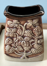 Vintage 1980’s Quantock Design Studio Pottery vase  Rod Billington Somerset