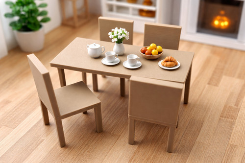 Dolls house kitchen - dolls,