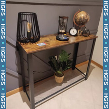Rustic Brown Slim Console