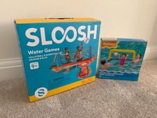 Sloosh Water Games Volleyball Basketball Set Water Polo Inflatable Bestway Goal