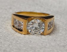 10k Solid Gold 2.18 Carats Lab