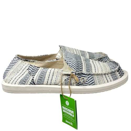 Sanuk slip loafers - on, 9