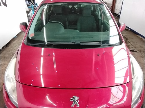 Bonnet red peugeot 3008 - bonnet, mk1