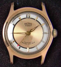 Berg Parat Two-Tone Dial Manual-Wind Ebosa 52 Vintage Watch -- Spares/Repairs
