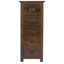 Dark Wood Chest of Drawers