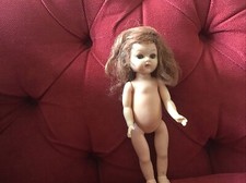 Vintage Hard Plastic Head Turning Walker Doll Possibly American Ginny Ginger 