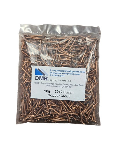 Copper clout nails - clout, /