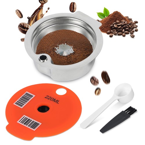Stainless reusable coffee - stainless,