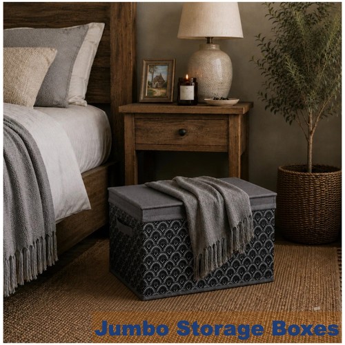 Large collapsible boho - large, dark
