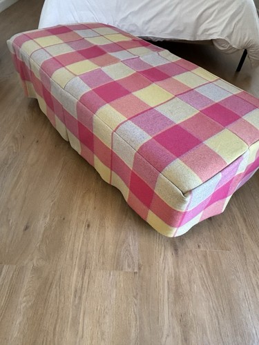 Upholstered ottoman footstool - upholstered,