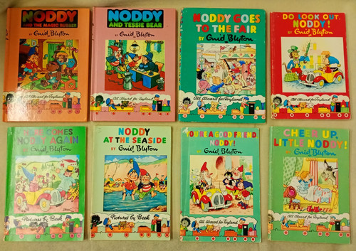 Bundle eight vintage noddy - bundle, of