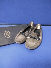 Tod's Brown Suede Driving Shoes UK 3.5 EU 36.5 with bag- 1106