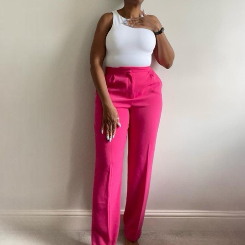 Zara fuchsia pink straight - pink,