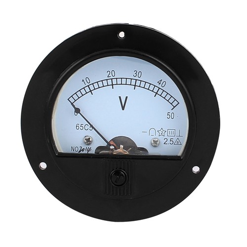 50v analog panel measuring - dc,
