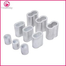 Aluminium Swage Crimps Sleeves Wire Rope Cable Ferrules For Stainless Steel Wire