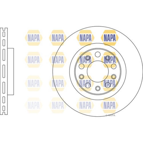 Brake discs vented - 2x,
