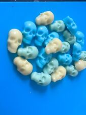 Handmade..? Mini Skull  Wax Melts. Choose from 25 Melts or 50 Melts