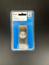 Byron 2204BN Wired Door Bell Push Button - Brushed Nickel - 74x32x20mm - New