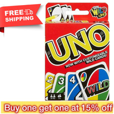 Mattel Wild UNO Card Game 112 Cards Family Children Friends Party Gift UK
