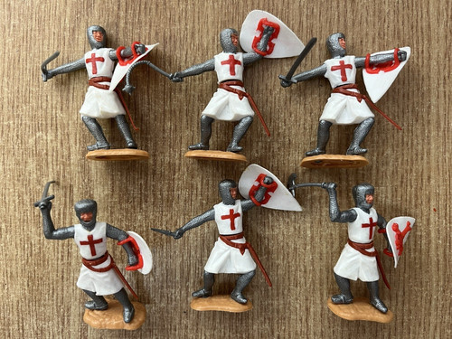 Timpo castle knight figures - knight, x