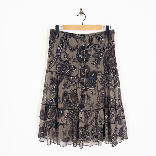 Tiered boho paisley - m&s,