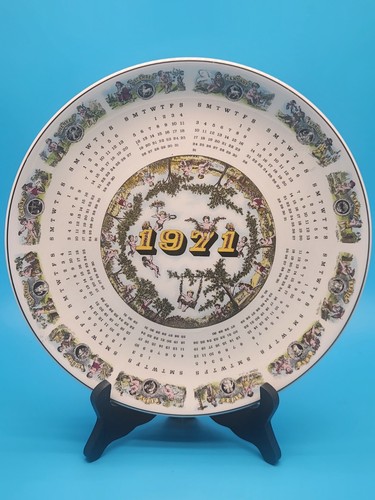Vintage wedgwood calendar - vintage,