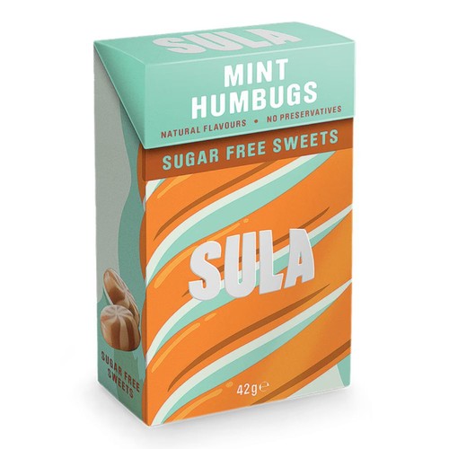 Sula mint humbugs 14x42g - mint,
