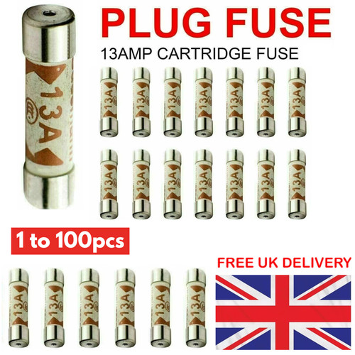 25x 13a domestic fuses plug - 13a,