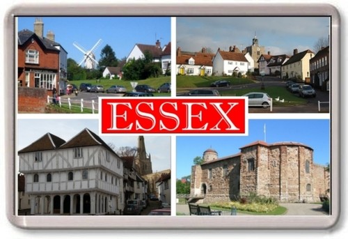 Fridge magnet essex - -, large