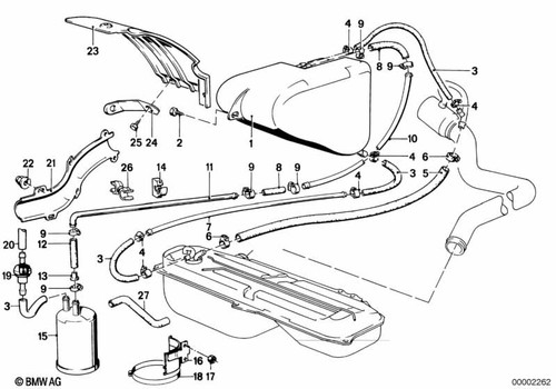 Bmw genuine expansion - expansion, tank