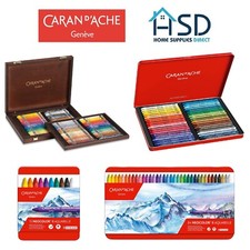 Caran d'Ache Neocolor II Water Soluble Wax Pastels Sets of 10, 15, 30, 40, 84