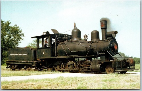 Postcard steam locomotive - postcard,