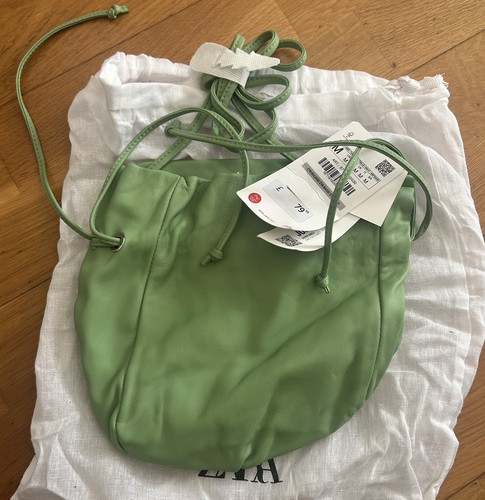 Zara green leather - green,