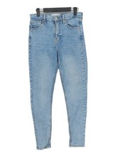 Topshop Women's Jeans W 28 in Blue 100% Cotton Straight