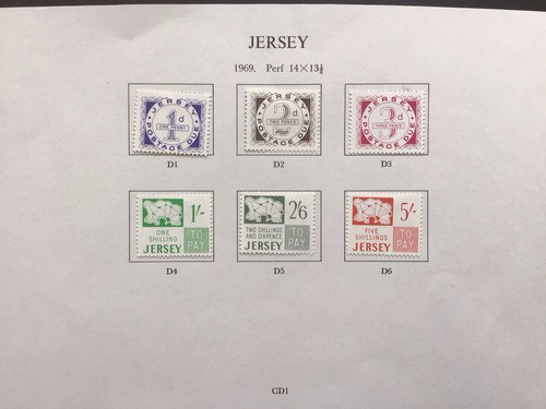 Jersey 1969 postage due - 6,