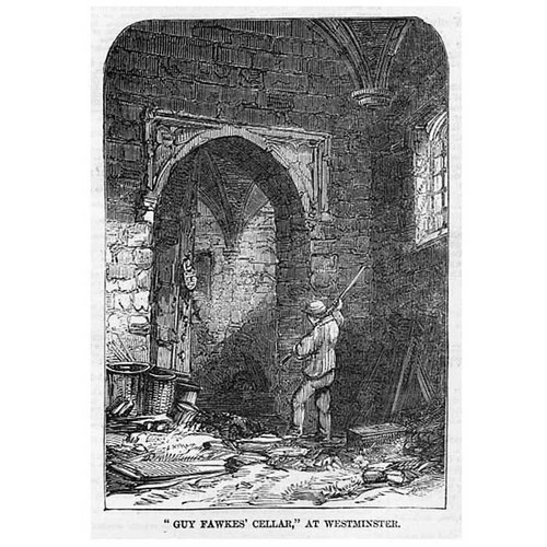 London guy fawkes - cellar, at