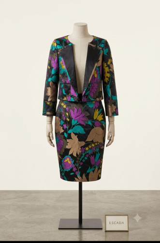 Escada silk suit - escada,