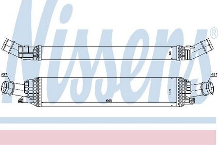 Nissens intercooler for - nissens,
